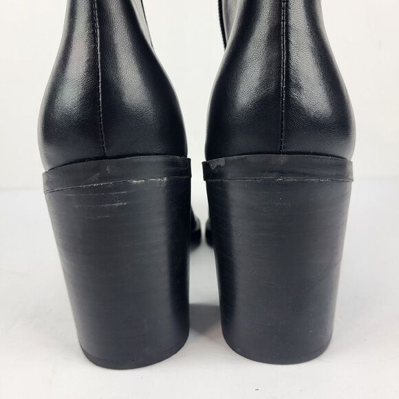 Steve Madden SILVEE Women Boot Bootie Pointed Toe Black Zip Size 10M - Picture 9 of 13